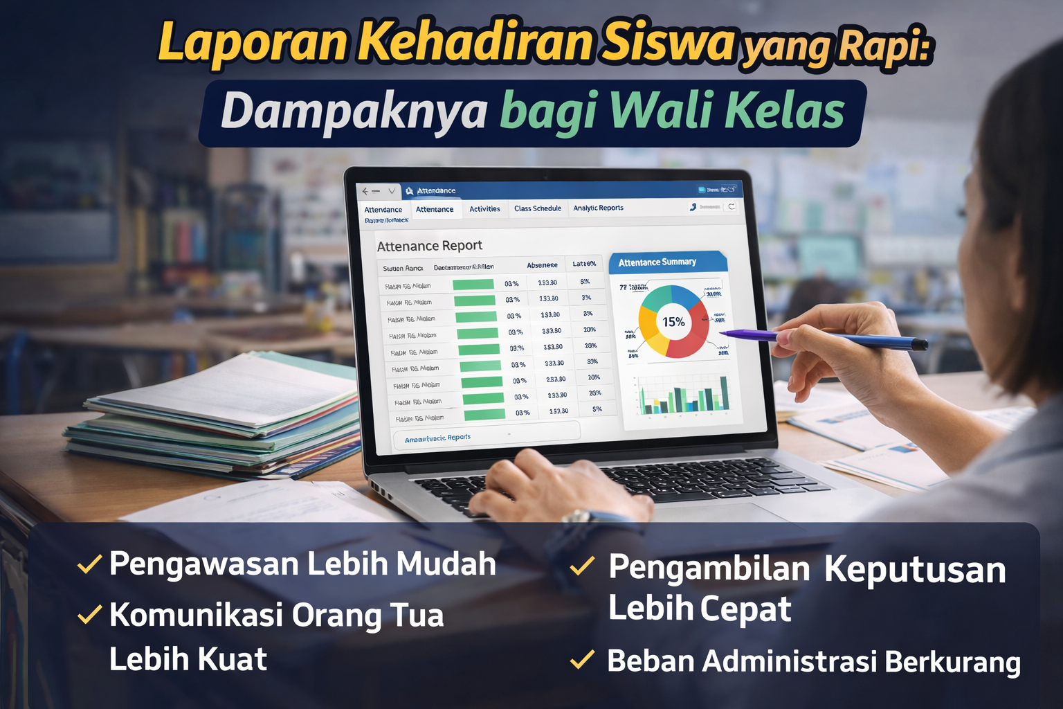 Laporan Kehadiran Siswa yang Rapi: Dampaknya bagi Wali Kelas