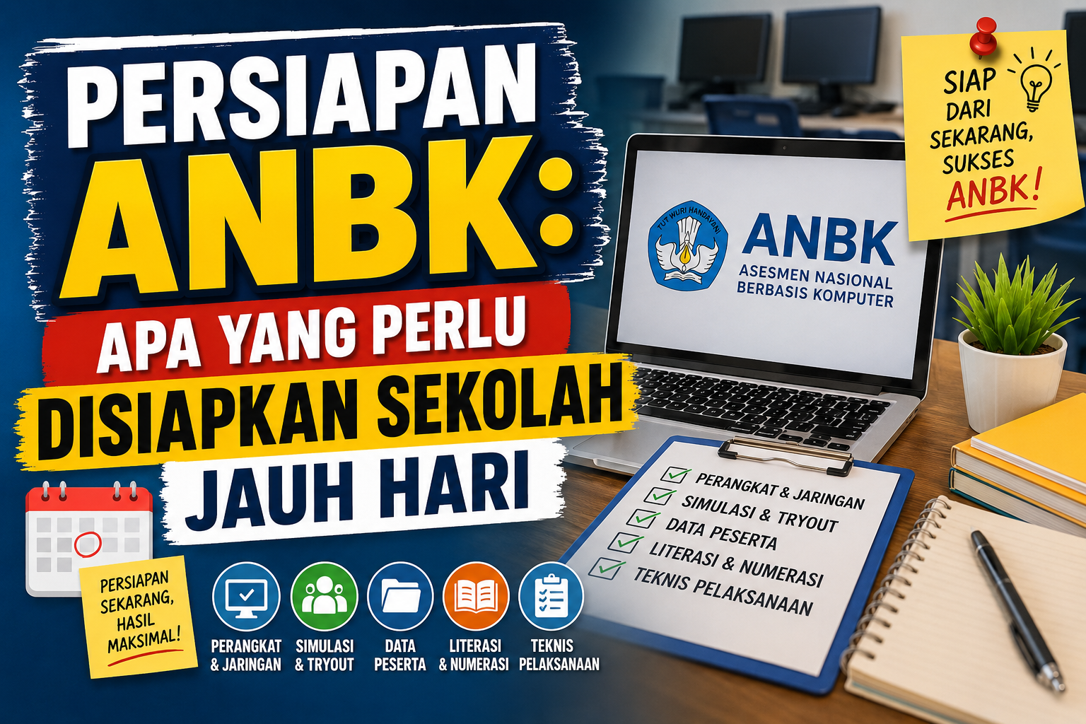 Persiapan ANBK: Apa yang Perlu Disiapkan Sekolah Jauh Hari