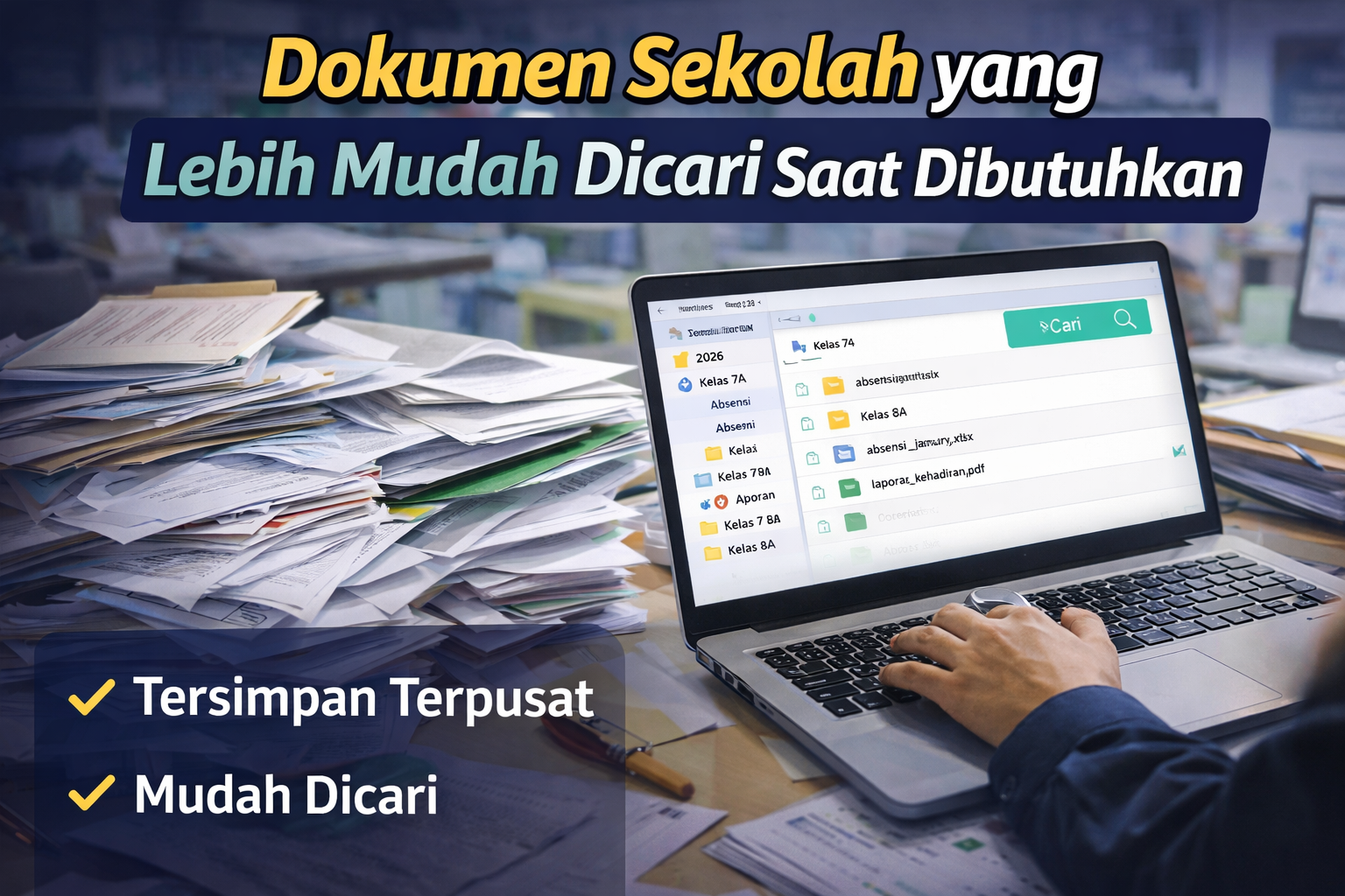 Dokumen Sekolah yang Lebih Mudah Dicari Saat Dibutuhkan