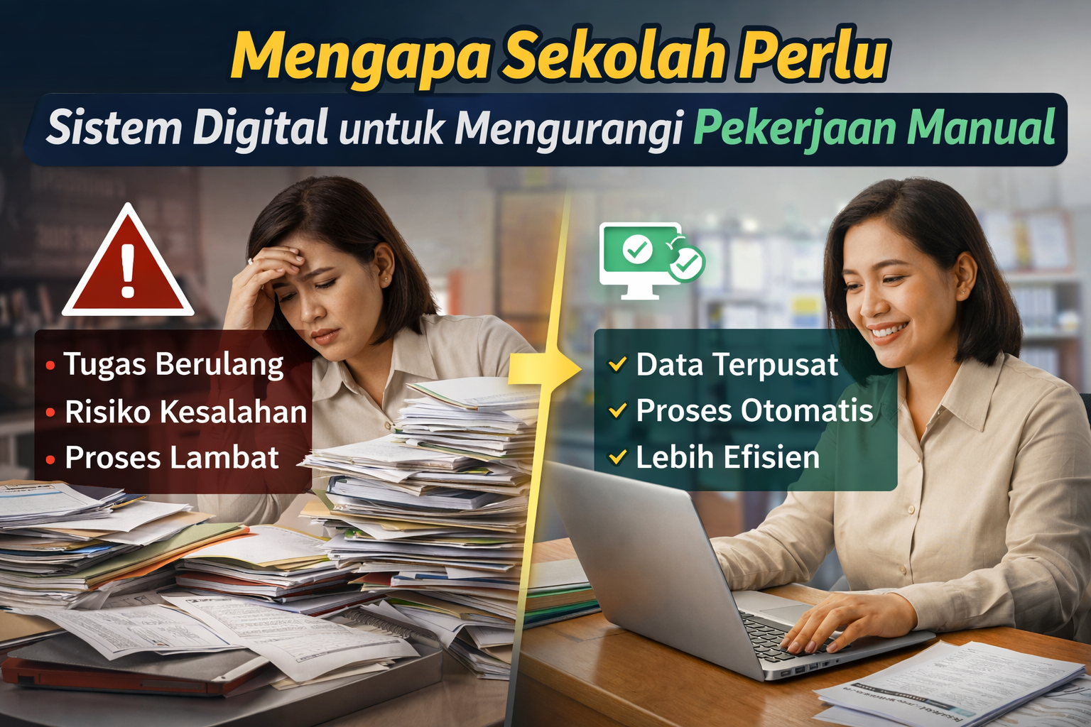 Mengapa Sekolah Perlu Sistem Digital untuk Mengurangi Pekerjaan Manual